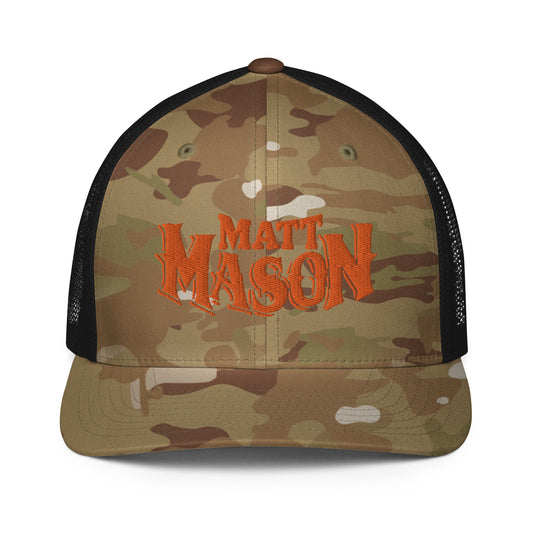 Matt Mason Camo Closed-back trucker hat