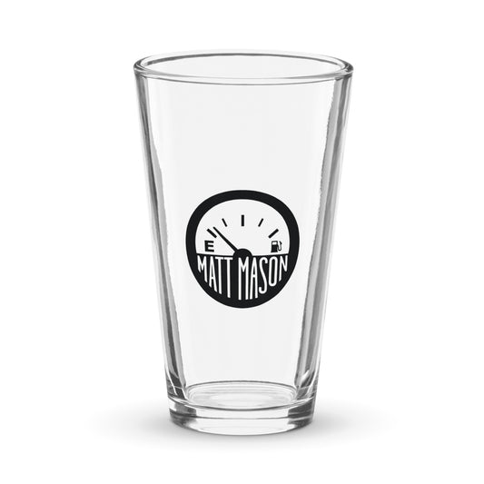 Matt Mason "E" Shaker pint glass