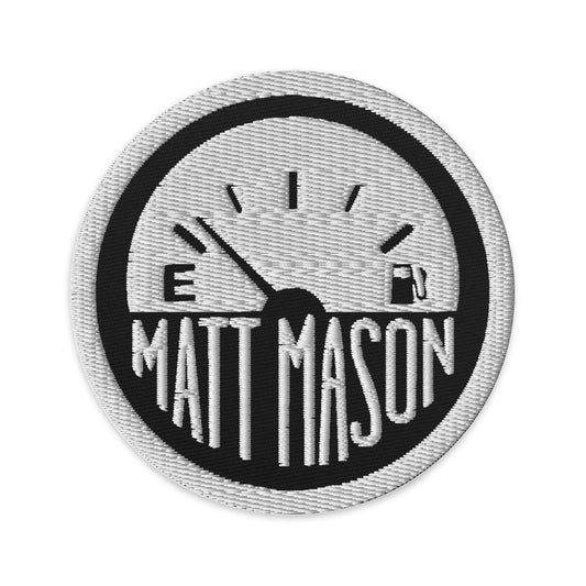 Matt Mason "E" Embroidered patches